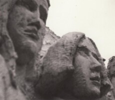 Ausschnitt der Reliefwand 1971 - FG LH.