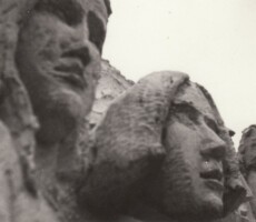 Ausschnitt der Reliefwand 1971 - FG LH.