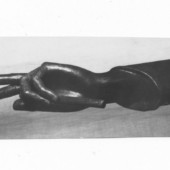 Hand evtl. in Wachs - FG unbkt.