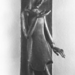 Hoch-Relief Abschied von Halle Bronze 1967-68 FG UK.