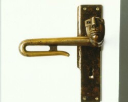 Türgriff mit Schließblech - FG unbkt.