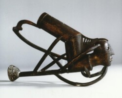 Geländerabschluß mit Angüssen 1984 - FG unbkt.