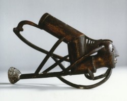 Geländerabschluß mit Angüssen 1984 - FG unbkt.