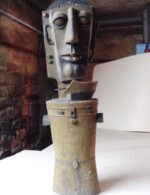 figürliche Plastik in Wachs mit Edelsteinen - FG AB.