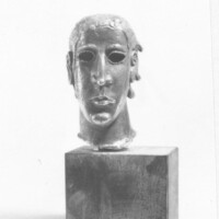 kleiner Kopf in Silber 1975 - FG unbkt.