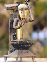 Leuchterfigur feuervergoldet 1963-65 - FG WR.