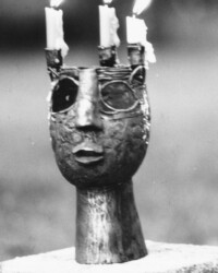 Leuchterkopf 1960er - FG unbkt.