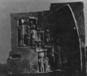 Wachsmodell für ein Keramik-Relief 1968 - FG JHSch.