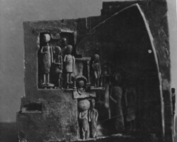 Wachsmodell für ein Keramik-Relief 1968 - FG JHSch.