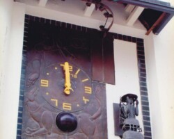 Stundenuhr am Fünfgiebelhaus in Rostock - FG privat