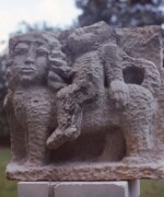 Figur der Sandsteingruppe Januscz Korczak - vor 1975 - FG LH.