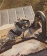 Wachsfigur Türgriff mit Schließblech - PolB. LH.