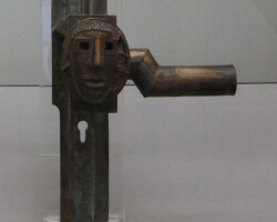 Türgriff mit Schließblech - FG unbkt.