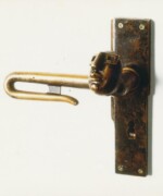 Türklinke mit Schließblech - FG unbkt.