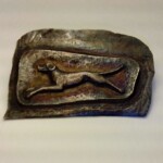 kleine Treibarbeit aus Silber - FG AB.