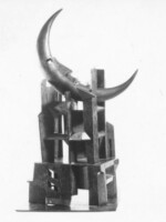 Wachsmodell zur Plastik Mondpforte: diese Arbeit wurde in EINEM Guß gegossen. 1986-87 - FG UK.