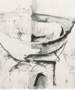 Entwurf Plastik Gefäß mit Fabelwesen 1974