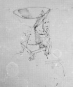 Entwurf zu einer Leuchterfigur 1963