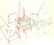 Bauzeichnung für die Werkstatt Wünschelburg - 034_undatiert - 35 x 41 cm