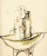 Brunnen-Entwurf, Tusche - 200_undatiert - 32 x 24cm